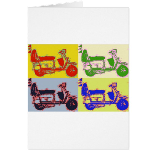 POP ART SCOOTER (Voorkant)
