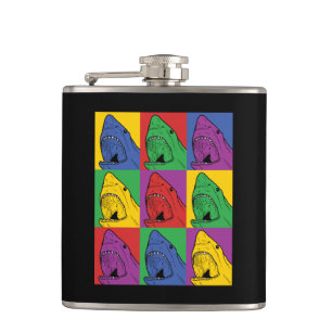 Pop Art Shark Heupfles