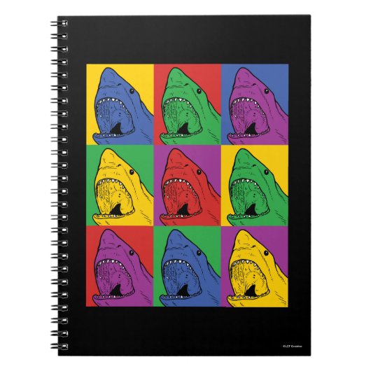 Pop Art Shark Notitieboek (Voorkant)