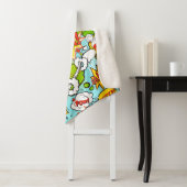 Pop Art Sherpa Deken (In situ)