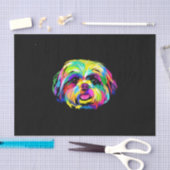 Pop Art Shih Tzu Hondenliefhebbers Tissuepapier (Craft)
