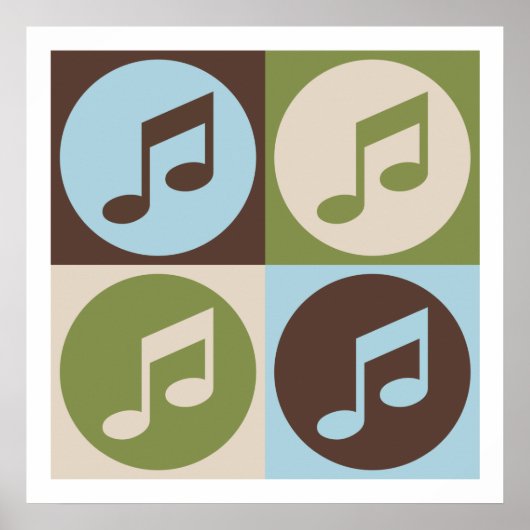 Pop Art Singing Poster (Voorkant)