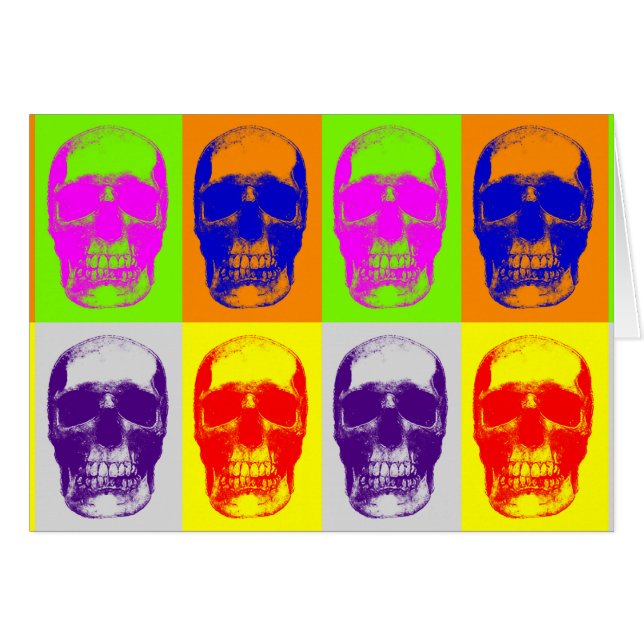 Pop Art Skull (Devant horizontal)