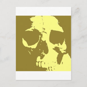 Pop Art Skull Briefkaart