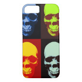 Pop Art Skull iPhone 7 Coque (Dos)