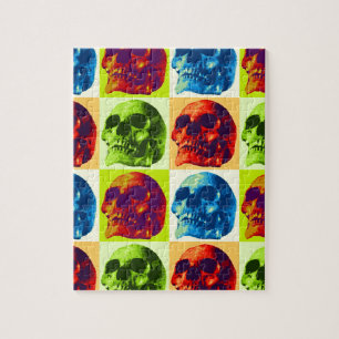 Pop Art Skull Legpuzzel
