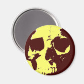 Pop Art Skull Magneet (Voorkant / Achterkant)