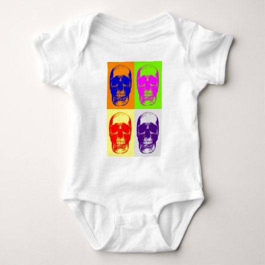 Pop Art Skull Romper (Voorkant)