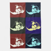 Pop Art Skull Theedoek (Verticaal)