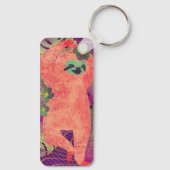 Pop Art  Sloth Sleutelhanger (Achterkant)