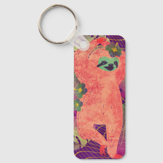Pop Art Sloth Sleutelhanger