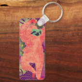 Pop Art  Sloth Sleutelhanger (Achterkant)
