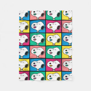 Pop Art Snoopy Lips   Voorbeeld voor uzelf Fleece Deken