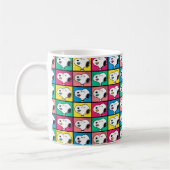 Pop Art Snoopy Lips | Voorbeeld voor uzelf Koffiemok (Links)