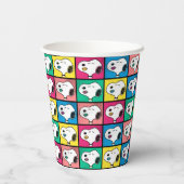 Pop Art Snoopy Lips | Voorbeeld voor uzelf Papieren Bekers (Achterkant)