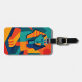Pop Art Sphinx Bagagelabel (Voorkant horizontaal)