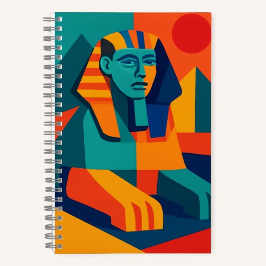 Pop Art Sphinx Hardcover Notitieboek (Voorkant)