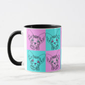 Pop Art Sphynx Kitten Mok (Links)