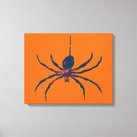 Pop Art Spider Canvas Afdruk (Voorkant)