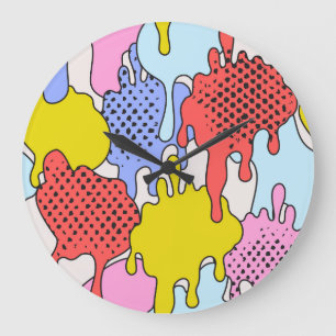 Pop Art Splatter: Stripverhaal Grote Klok