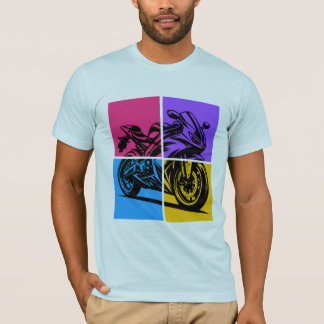 Pop Art Sports Bike T-shirt