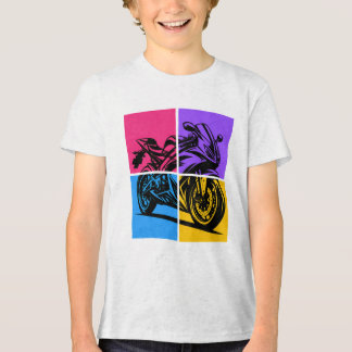 Pop Art Sports Bike Tri-Blend Shirt