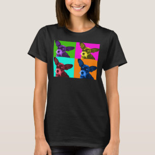 Pop Art Squeaky Chihuahua Scoop T-shirt