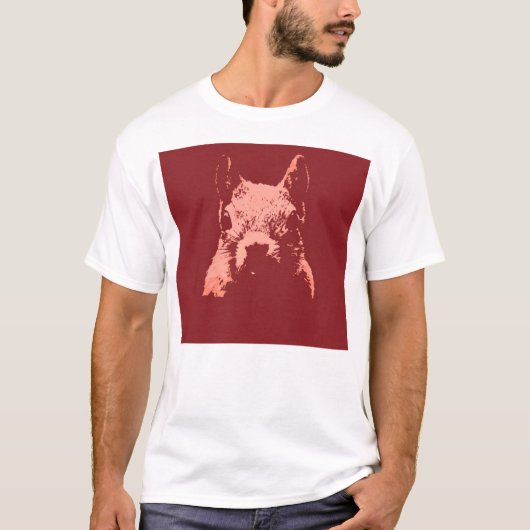 Pop Art Squirrel T-shirt (Voorkant)