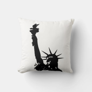 Pop Art Statue of Liberty American MoJo Coussin