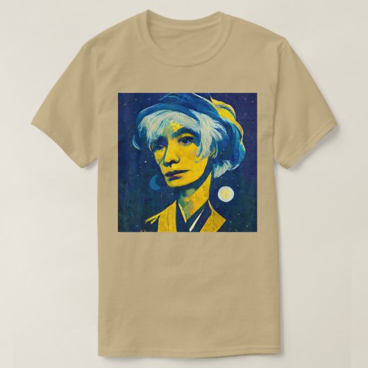 Pop Art Sterrennacht Andy T-Shirt (Design voorkant)