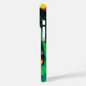 Pop art stijl groene vrouw. Case-Mate iPhone case (Achterkant / Links)