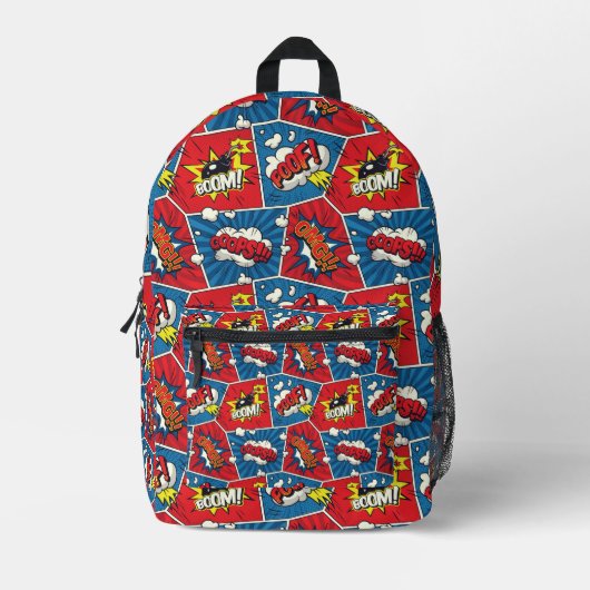 Pop Art stripboek gedrukte rugzak (Voorkant)