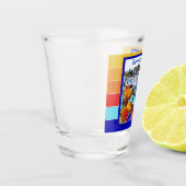 Pop Art Stripes Bermuda Shot Glas (Links)