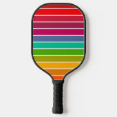 Pop Art Stripes Pickleball Paddle (Achterkant)