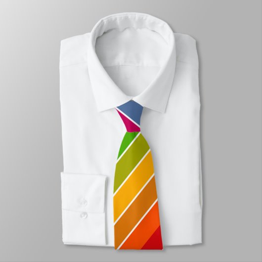 Pop Art Stripes Stropdas (Gebonden)