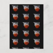 Pop Art Style Basketbal Briefkaarten (Voorkant)