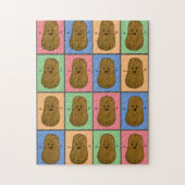 Pop Art Style Potato Legpuzzel (Verticaal)
