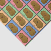 Pop Art Style Potato Tissuepapier (Detail)