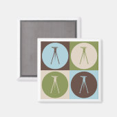 Pop Art Survey Magneet (Voorkant / Achterkant)