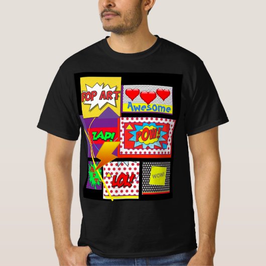 Pop Art T-shirt (Voorkant)