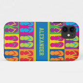 Pop Art Teenslippers Case-Mate iPhone Case (Achterkant (horizontaal))