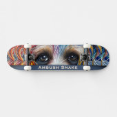 Pop Art Terrier Custom Ambush Snake Skateboard (Horizontaal)
