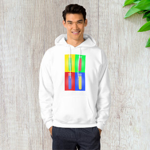 Pop Art Testbuizen Wetenschap Scheikunde Laborator Hoodie