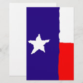 Pop Art Texaanse Staatsvlag Briefpapier (Voorkant / Achterkant)