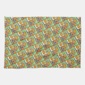 Pop Art Thanksgiving Diner Serviette (Horizontal)