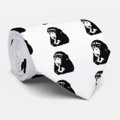 Pop Art Thinking Chimpanzee Stropdas (Opgerold)
