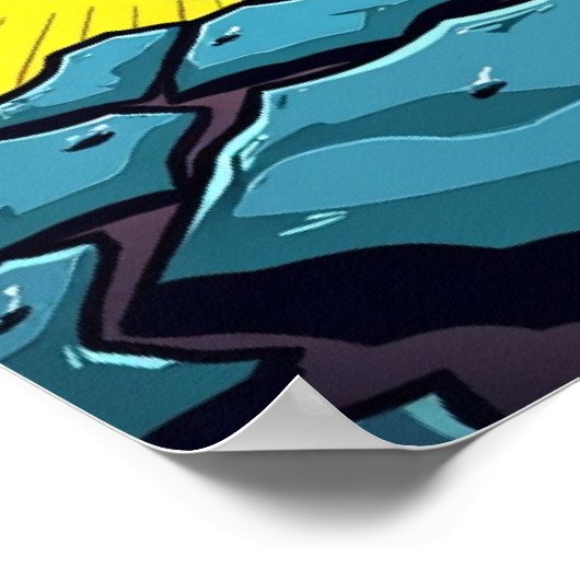 Pop Art "THUD !" Affiche de l'explosion de bande d (Coin)