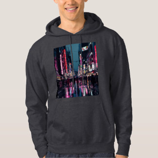 Pop Art Tokyo – Neon Cityscape met Bold Urban Vib Hoodie