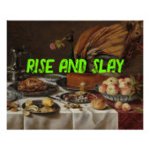 Pop Art Trendy Rise en Slay Funny Poster Perfect Poster (Voorkant)