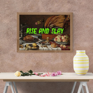 Pop Art Trendy Rise en Slay Funny Poster Perfect Poster